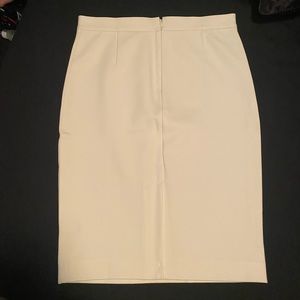 Victorias Secret Cream Pencil Skirt
